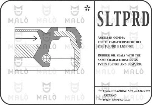 Shaft Seal, crankshaft (641PRDF)