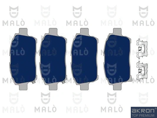 Brake Pad Set, disc brake (1051017)