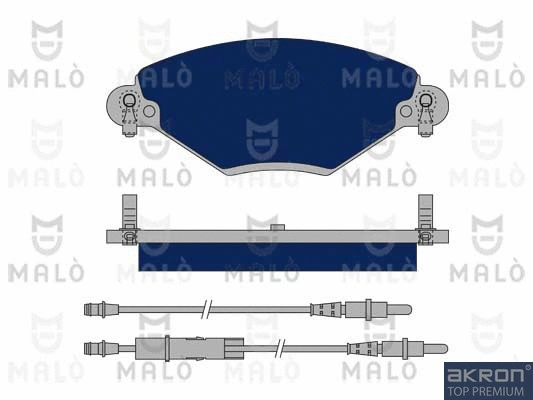 Brake Pad Set, disc brake (1050032)