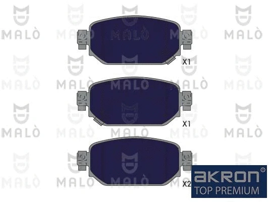 Brake Pad Set, disc brake (1051367)