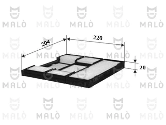 Filter, cabin air (1532351)