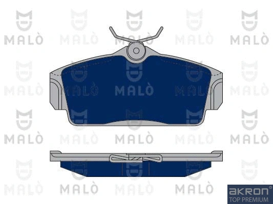 Brake Pad Set, disc brake (1050043)
