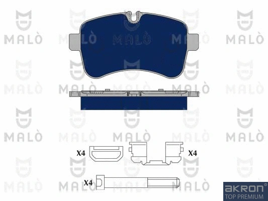 Brake Pad Set, disc brake (1050037)