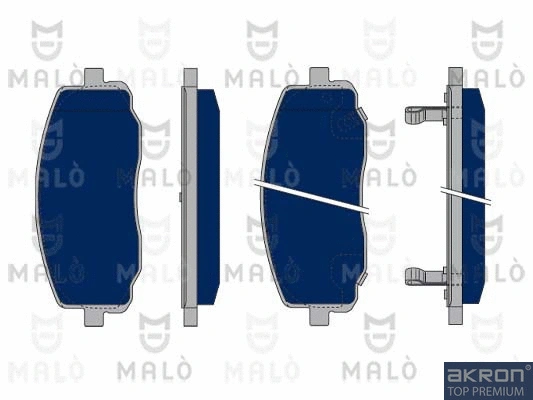 Brake Pad Set, disc brake (1050188)