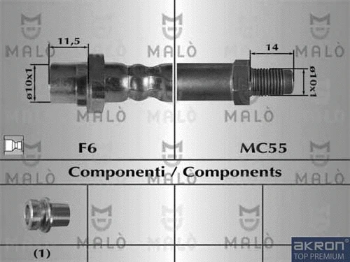 Brake Hose (80658)