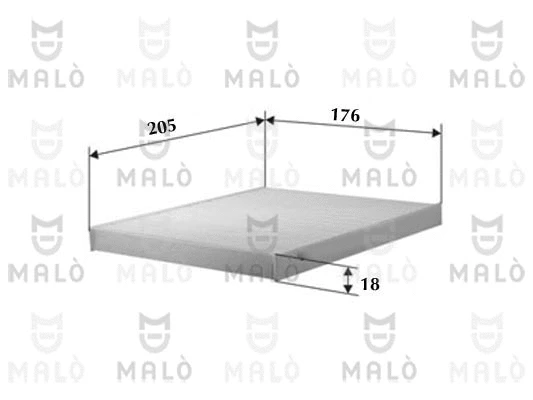 Filter, cabin air (1530781)
