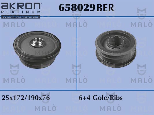 Belt Pulley, crankshaft (658029BER)