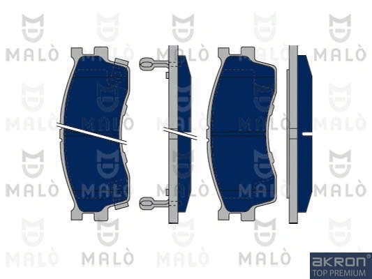 Brake Pad Set, disc brake (1050347)