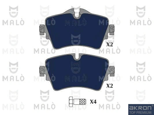 Brake Pad Set, disc brake (1051306)