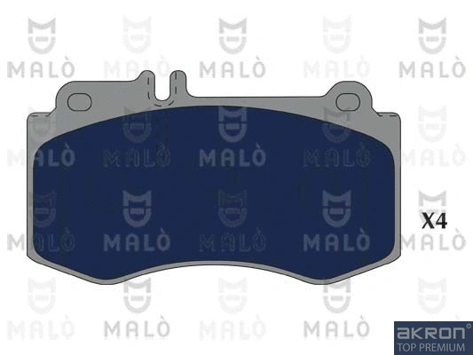 Brake Pad Set, disc brake (1051308)
