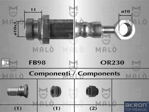Brake Hose (80664)