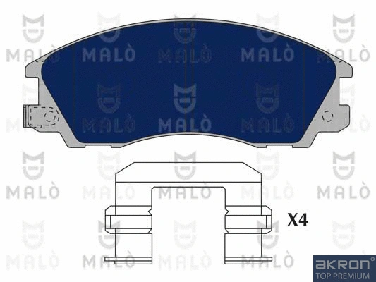 Brake Pad Set, disc brake (1050623)