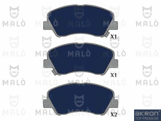 Brake Pad Set, disc brake (1051241)
