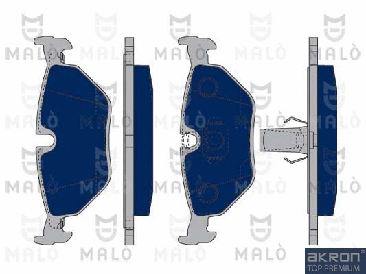 Brake Pad Set, disc brake (1050177)