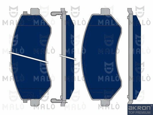 Brake Pad Set, disc brake (1050352)