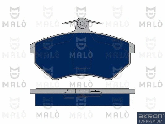 Brake Pad Set, disc brake (1050379)
