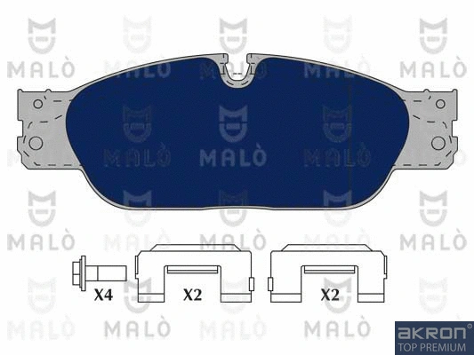 Brake Pad Set, disc brake (1050424)