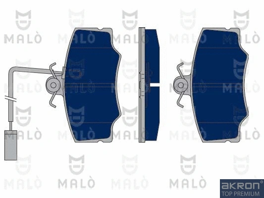 Brake Pad Set, disc brake (1050182)