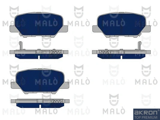Brake Pad Set, disc brake (1051160)