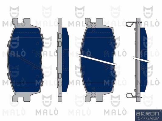 Brake Pad Set, disc brake (1050200)