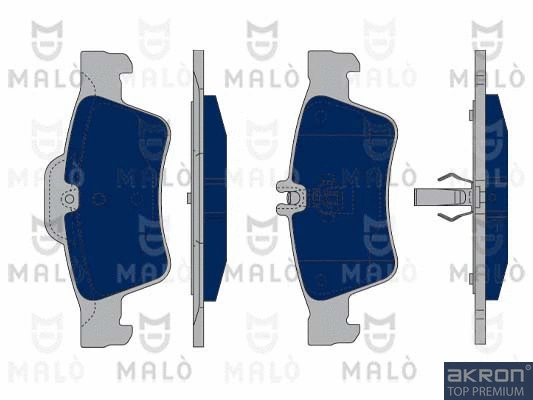 Brake Pad Set, disc brake (1050094)