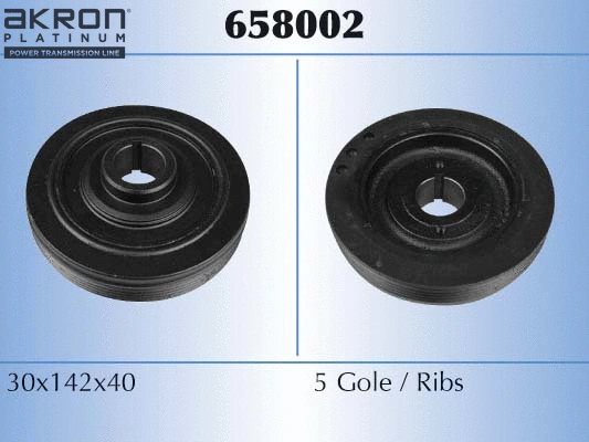 Belt Pulley, crankshaft (658002)