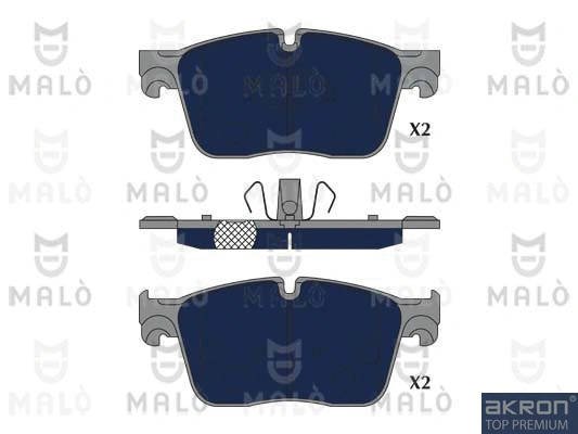 Brake Pad Set, disc brake (1051307)