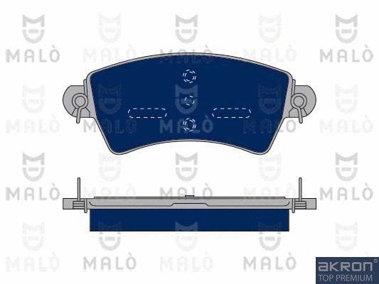 Brake Pad Set, disc brake (1050363)