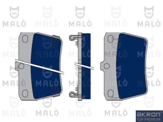 Brake Pad Set, disc brake (1050170)
