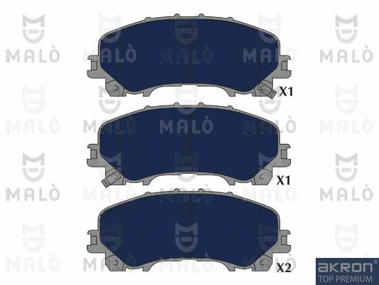 Brake Pad Set, disc brake (1051303)
