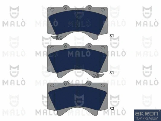 Brake Pad Set, disc brake (1051320)