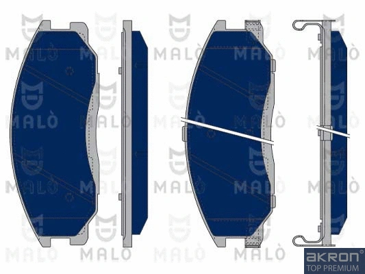 Brake Pad Set, disc brake (1050397)