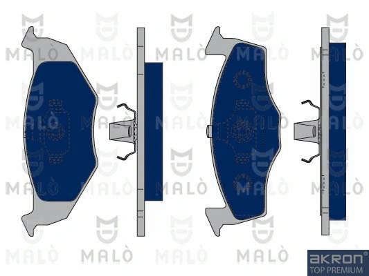 Brake Pad Set, disc brake (1050115)