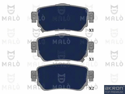 Brake Pad Set, disc brake (1051313)