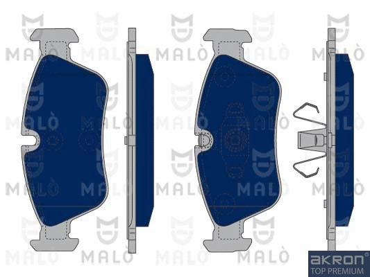 Brake Pad Set, disc brake (1050021)