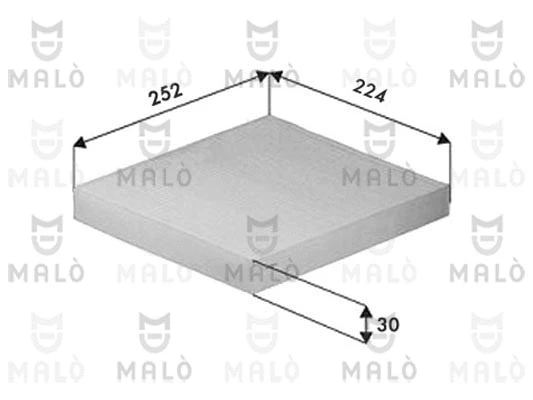 Filter, cabin air (1532611)