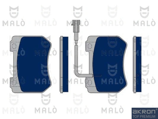 Brake Pad Set, disc brake (1050274)