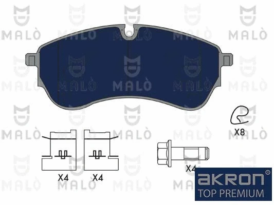 Brake Pad Set, disc brake (1051359)