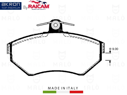 Brake Pad Set, disc brake (28480092)
