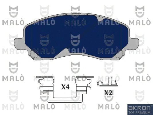Brake Pad Set, disc brake (1051119)