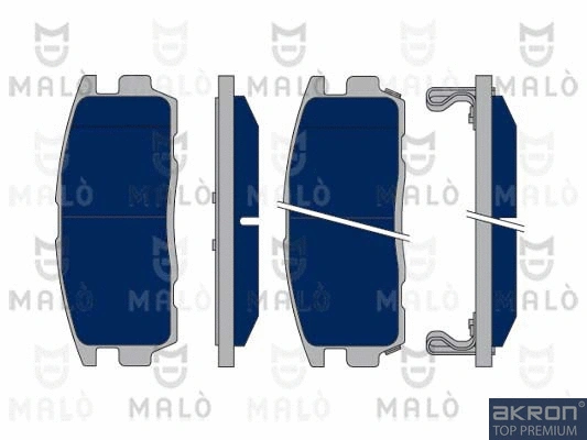 Brake Pad Set, disc brake (1050260)