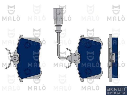 Brake Pad Set, disc brake (1050309)