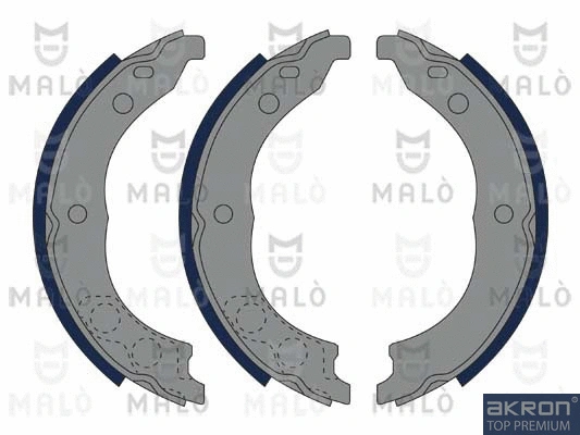 Brake Shoe Set, parking brake (1390025)