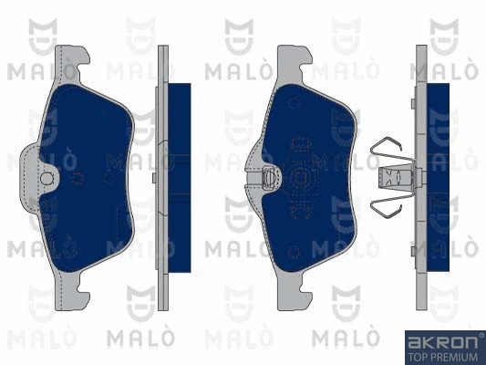 Brake Pad Set, disc brake (1050085)