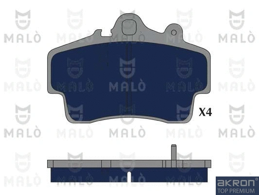 Brake Pad Set, disc brake (1051272)