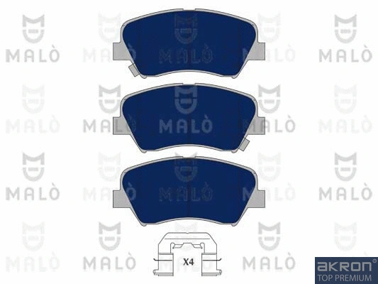 Brake Pad Set, disc brake (1050969)