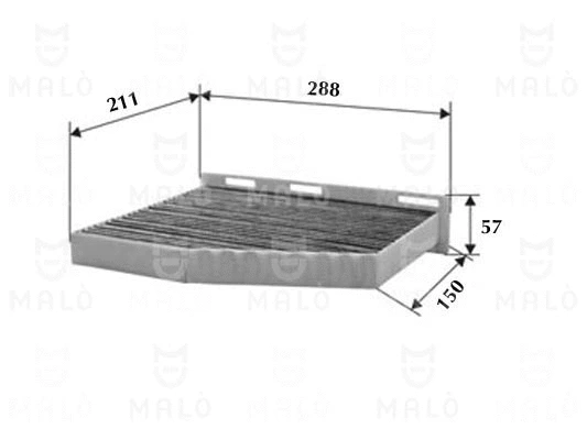 Filter, cabin air (1531302)
