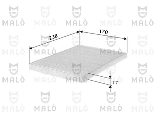 Filter, cabin air (1530871)