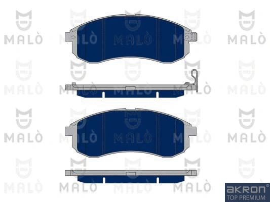 Brake Pad Set, disc brake (1050205)
