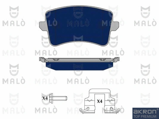 Brake Pad Set, disc brake (1050163)